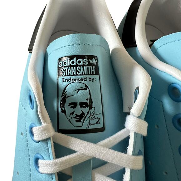 ADIDAS STAN SMITH DISNEY ALADDIN Genie Sneaker 5.5Y / 7 Woman Blue White NEW - Picture 4 of 12